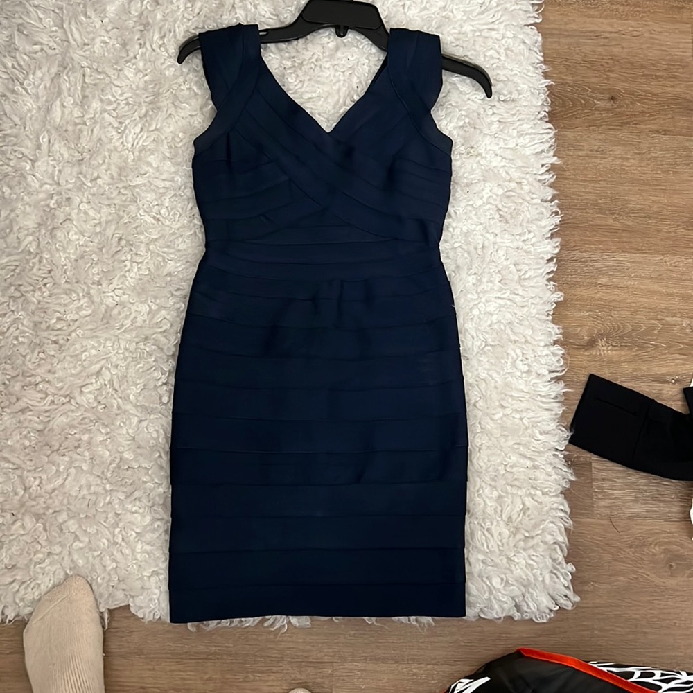 Aqua bandage dress